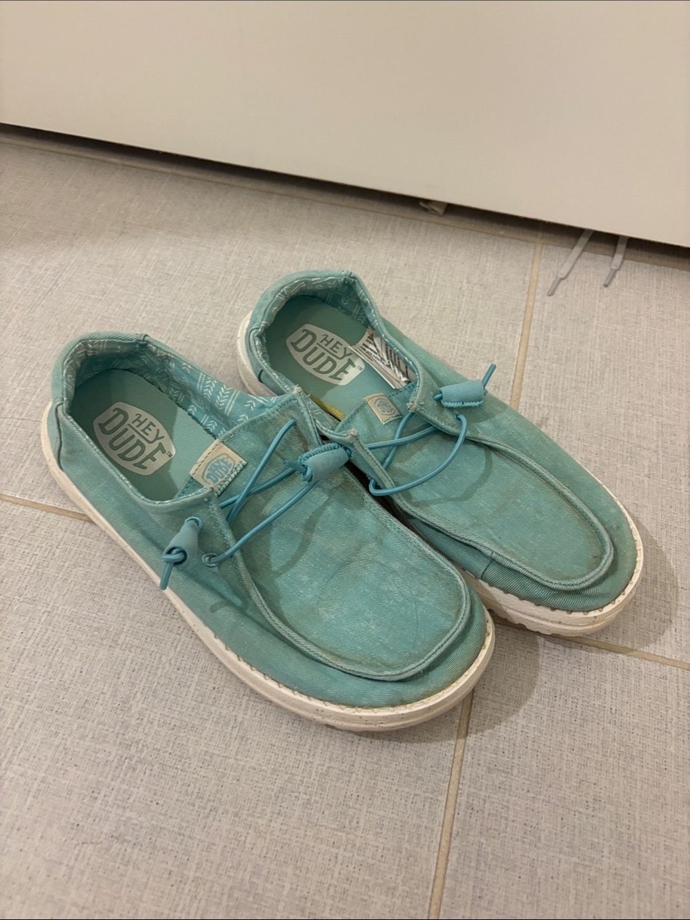 Hey Dude Casual Slip-On Loafers - Aqua